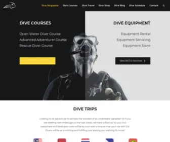 Gilldivers.com(Dive Singapore) Screenshot