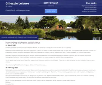 Gillespie-Leisure.co.uk(Gillespie Leisure) Screenshot