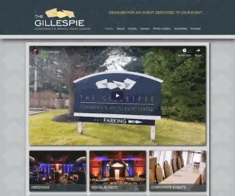 Gillespieconferencecenter.com(Wedding, Social, Corporate Event Venue in South Bend, IN) Screenshot