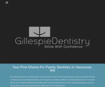 Gillespiedentistry.com(Gillespie Dentistry) Screenshot