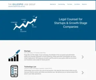 Gillespiegroup.law(Startup Attorneys) Screenshot