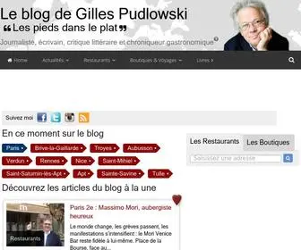Gillespudlowski.com(Le blog de Gilles Pudlowski) Screenshot