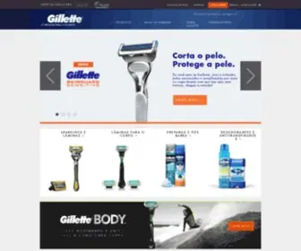 Gillette.com.br(Aparelhos de barbear) Screenshot