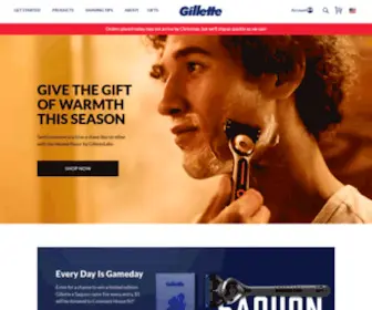 Gillettem3Power.com(Gillette®) Screenshot