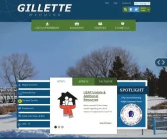 Gillettewy.gov(Gillette, WY) Screenshot