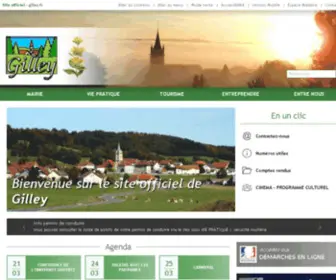 Gilley.fr(Site officiel de la commune) Screenshot