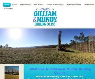 Gilliamandmundy.com(Gilliam & Mundy Drilling Co) Screenshot