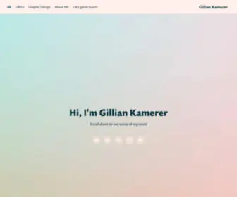 Gilliankamerer.com(Gillian Kamerer) Screenshot