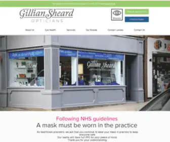 Gilliansheardopticians.co.uk(Opticians Douglas (Gillian Sheard) Your Local Optometrists Over 30 Yrs) Screenshot