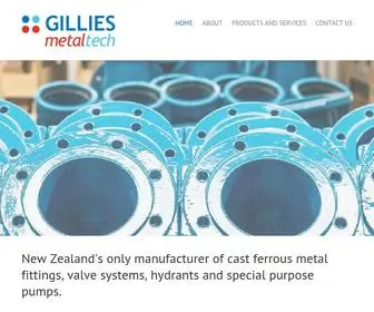 Gilliesmetaltech.co.nz(Gillies Metaltech) Screenshot