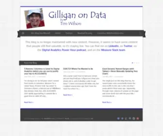 Gilliganondata.com(Gilligan on Data) Screenshot