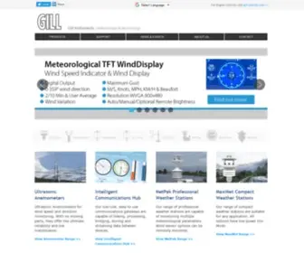 Gillinstruments.com(Gill Instruments) Screenshot