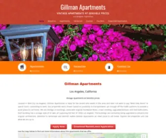 Gillmanapartments.com(Gillman Apartments) Screenshot