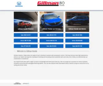 Gillmanhonda.com(Gillman Honda) Screenshot