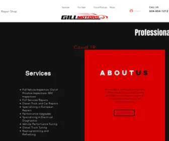 Gillmotors.com(My Site) Screenshot