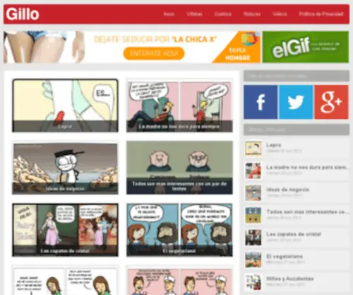 Gillo.us(Otro sitio realizado con WordPress Gillo) Screenshot
