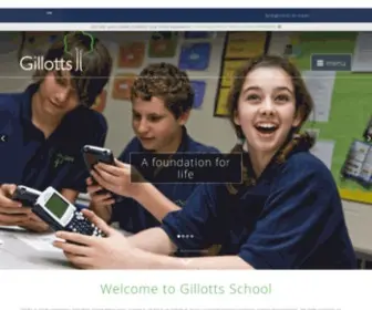 Gillotts.org.uk(Gillotts School) Screenshot