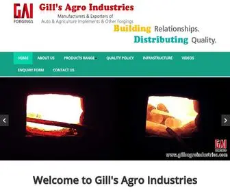 Gillsagroindustries.com(Gills Agro Industries Ludhiana) Screenshot