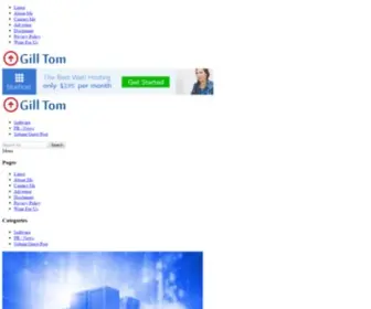 Gilltom.com Screenshot