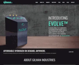 Gilmanindustries.com(Disruptive clean energy technology) Screenshot