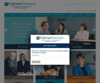 Gilmanpartners.com(Gilman Partners) Screenshot