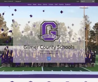 Gilmerschools.com(Home) Screenshot