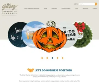 Gilroy.org(Gilroy Chamber of Commerce) Screenshot