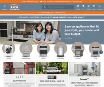 Gilsappliances.com(Gilsappliances) Screenshot