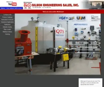 Gilsoneng.com(Gilson Engineering Sales) Screenshot