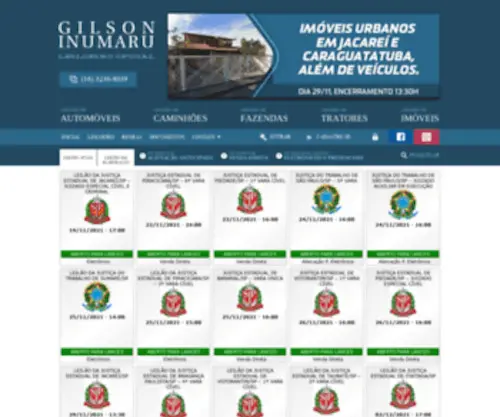 Gilsonleiloes.com.br(Gilson Inumaru Leiloes) Screenshot