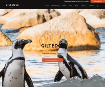 Giltedgeafrica.com(Luxury African Travel & Safari Holidays) Screenshot