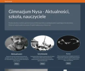 Gim2.nysa.pl(Gimnazjum Nysa) Screenshot