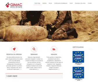 Gimacholding.it(GIMAC Holding) Screenshot