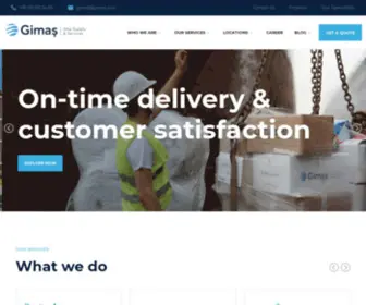 Gimas.com(Ship Supply & Services) Screenshot