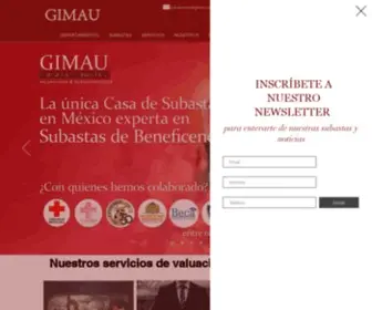 Gimau.com(GIMAU Casa de Subastas) Screenshot