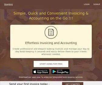 Gimbooks.com(Invoicing and Bookkeeping on the Go) Screenshot