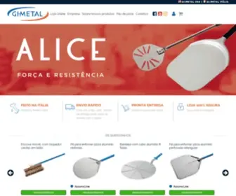 Gimetal.com.br(GI.METAL Brasil) Screenshot