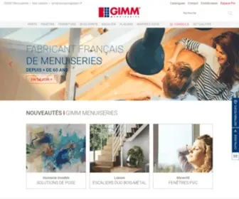 Gimm.fr(Découvrez une offre large et complète de menuiseries) Screenshot