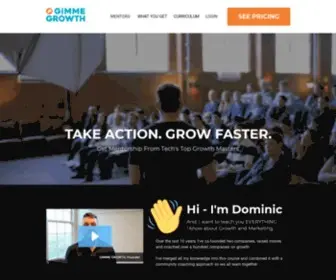 Gimmegrowth.com(GIMME GROWTH) Screenshot