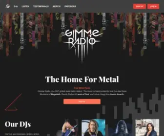 Gimmeradio.com(Gimme Radio) Screenshot