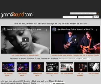 Gimmesound.com(Live Music) Screenshot
