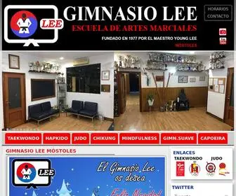 Gimnasiolee.com(Gimnasio Lee M) Screenshot