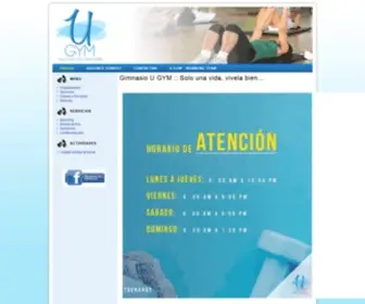 Gimnasiougym.com(Gimnasio U Gym) Screenshot