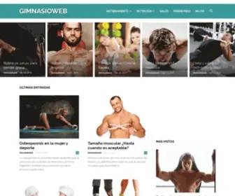 Gimnasioweb.com(Fitness, Culturismo y Salud) Screenshot