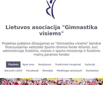 Gimnastikavisiems.lt(Gimnastika visiems) Screenshot