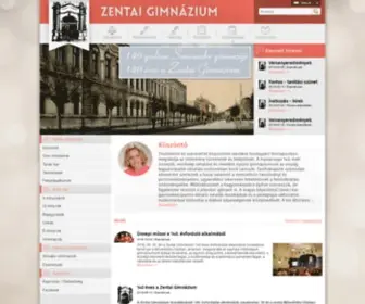 Gimnazija-Senta.rs(Szeretettel köszöntjük a Zenta) Screenshot