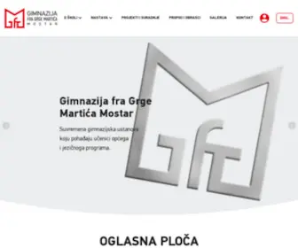 Gimnazijafgm.info(Gimnazija) Screenshot