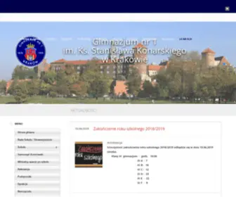 GimnazJum1.krakow.pl(GimnazJum1) Screenshot