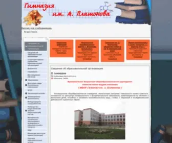 Gimnplat.ru(Сведения об образовательной организации) Screenshot