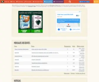 Gimp.org.es(GIMP Descargas) Screenshot